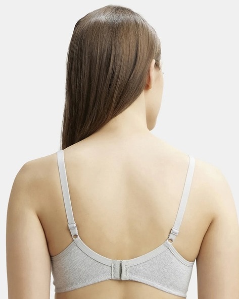 Buy Steel Grey Melange Bras for Women by JOCKEY Online