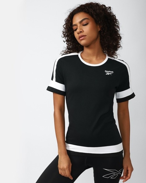 Reebok t shirt women's on sale