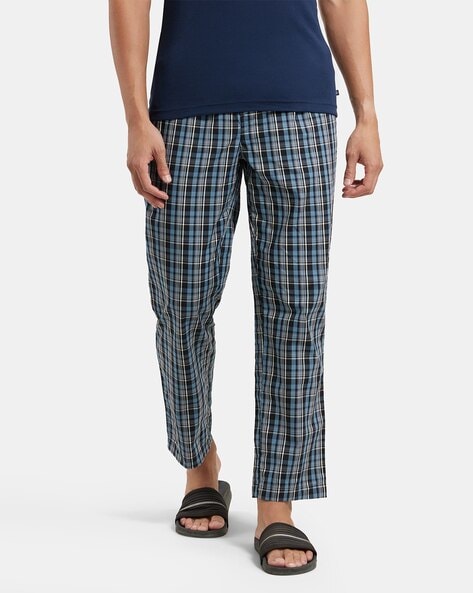 Men Checked Regular Fit Pyjamas