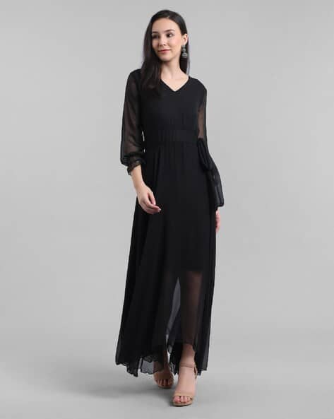 Buy Black Dresses for Women by Raabta Fashion Online | Ajio.com