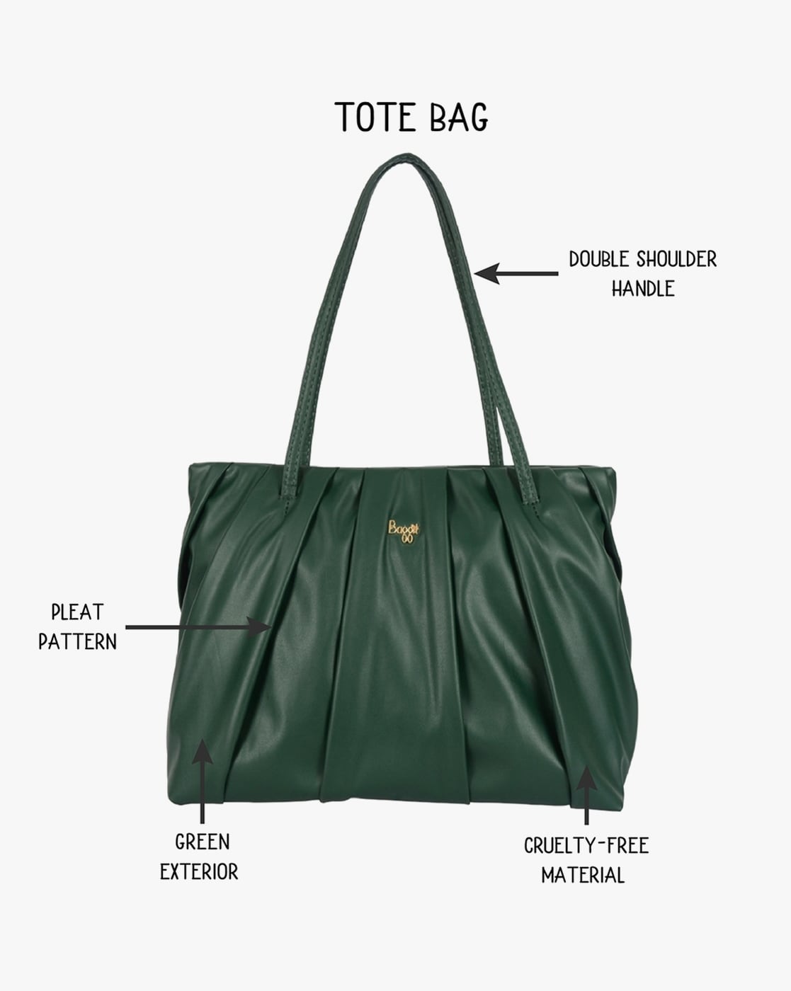 Buy YOUR EVERYDAY GREEN TOTE BAG for Women Online in India