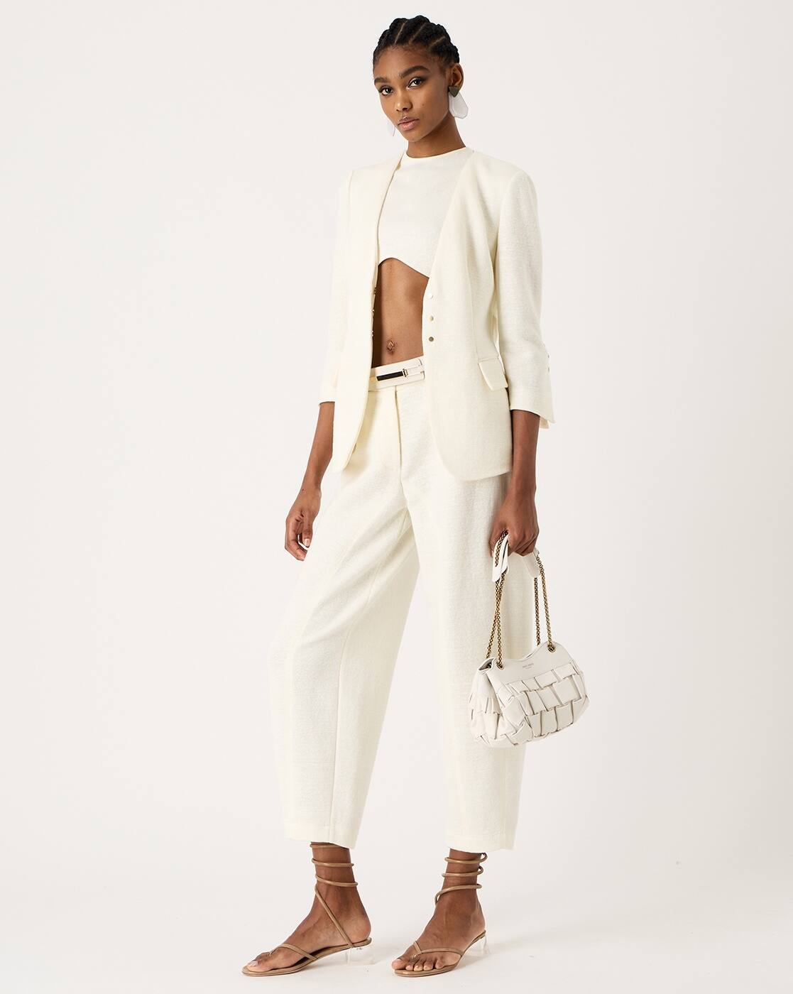 パンツ GIORGIO ARMANI Woman Pants Ice 3SHPP0T3T03NG U9T0 Giorgio Armani Outlet: Pants woman - Ice | Giorgio Armani