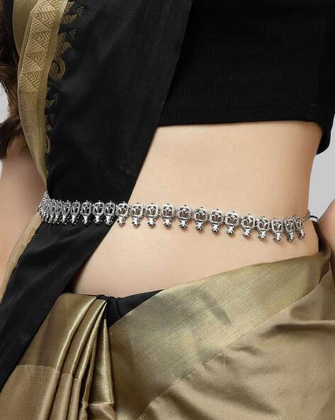Pure latest sales silver kamarband