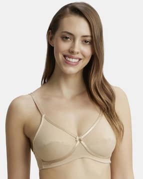 jockey 1242 Wirefree Non Padded Cotton Elastane Medium Coverage Cross Over Everyday Bra-picture-33