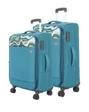 Pack of 2 Men Soft Body Trolley Bags with Number Lock-image-27