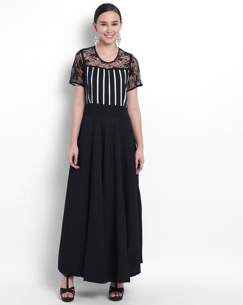 Raabta fashion sale black long dress