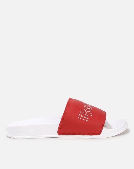 Men Brand Print Slides