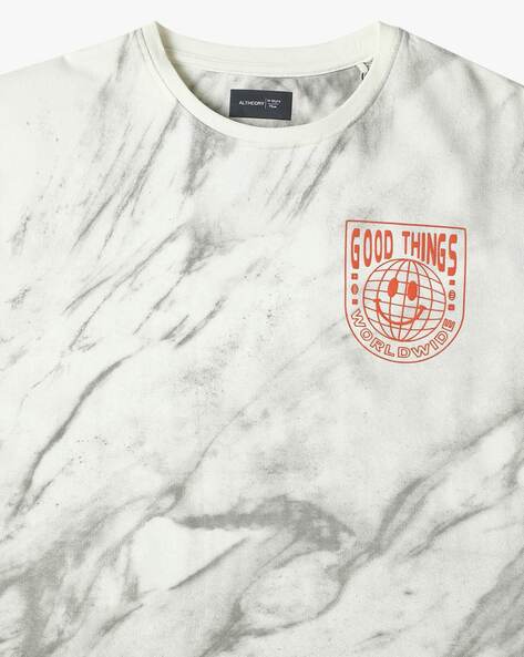 Off white hotsell marble t shirt