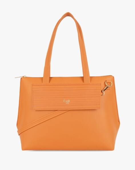 BAGGIT Women Logo Applique Shoulder Bag with Detachable Strap