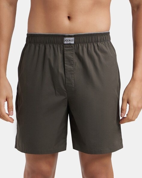 MC10 Super Combed Mercerized Cotton Woven Fabric Boxer Shorts