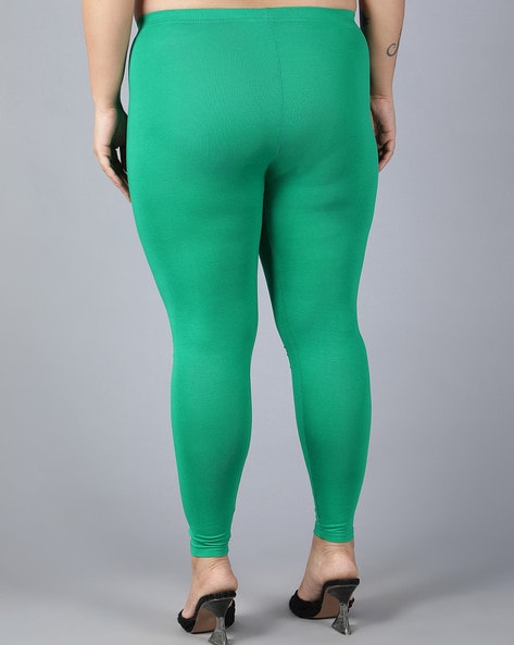 Yellow and Green Sea Coral Yoga Leggings — C.L. Wanderings