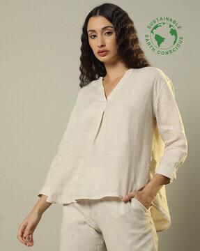 トップス NEAU linen tops (-cream-) linen tops (-cream-) – NEAU__online