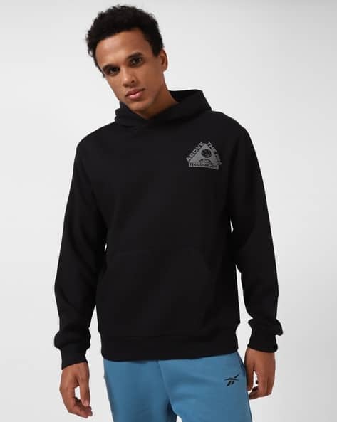 Reebok Regular Fit Hoodie with Brand Print