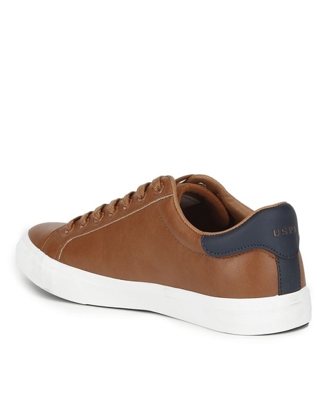 Mens hotsell leather plimsolls