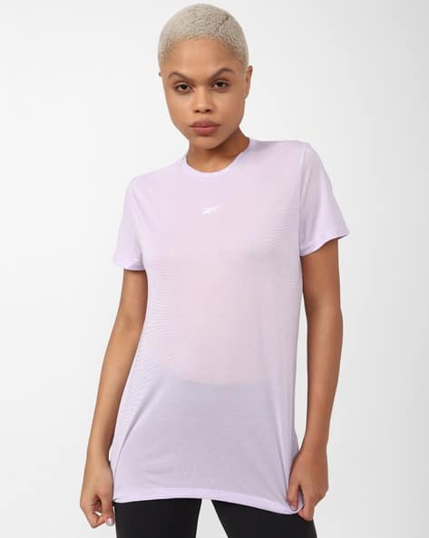 Reebok Regular Fit Crew-Neck T-Shirt with Logo Print