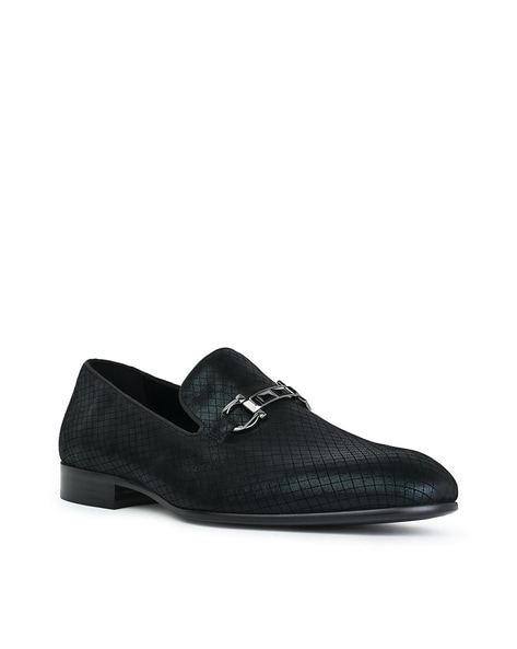 Aldo Men Checked Low-Top Bit Loafers