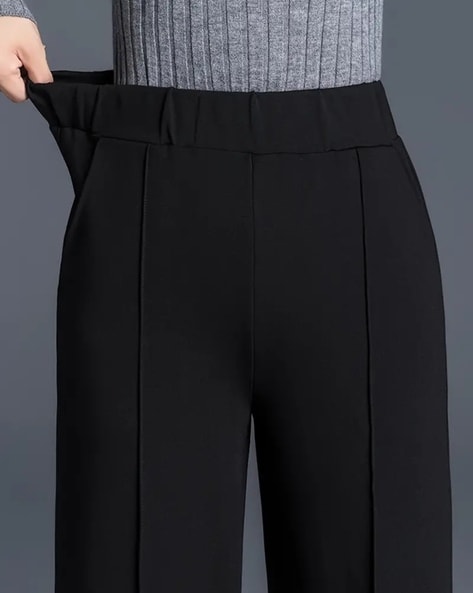 Ruereuu Men's Chinese Cotton Linen Trousers Black Loose Wide-Leg Trousers  Pants Black M at Amazon Men's Clothing store