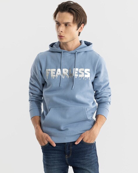 Buy Blue Sweatshirt & Hoodies for Men by SNITCH Online
