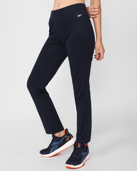 Buy Navy Blue Track Pants for Women by Reebok Online