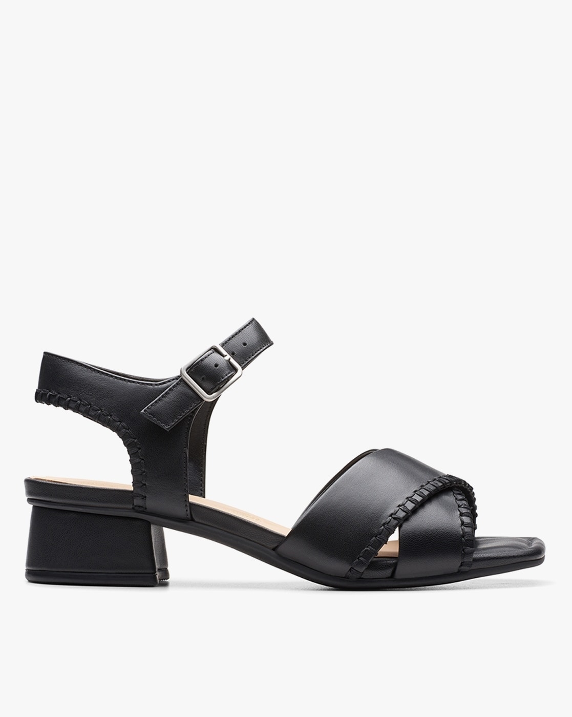 Clarks kitten heel sandals best sale