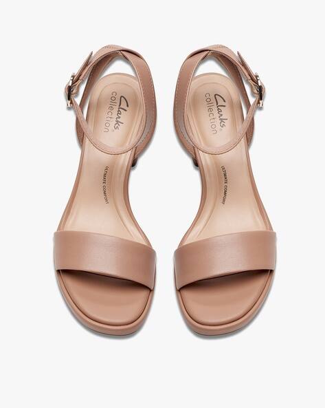 Buy Beige Heeled Sandals for Women by CLARKS Online