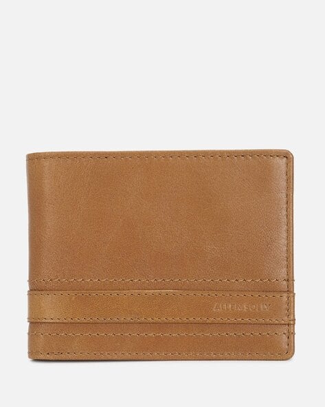 Men Genuine Leather Bi-Fold Wallet