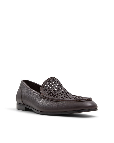 Aldo Men Low-Top Round-Toe Loafers