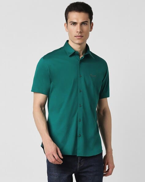 Buy Green Shirts for Men by VAN HEUSEN Online