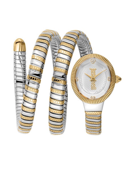 Just Cavalli Snake Watch in Metallic | Lyst