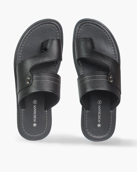 Men Toe-Ring Slip-On Sandals