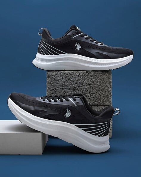 Men Lace-Up Running Shoes