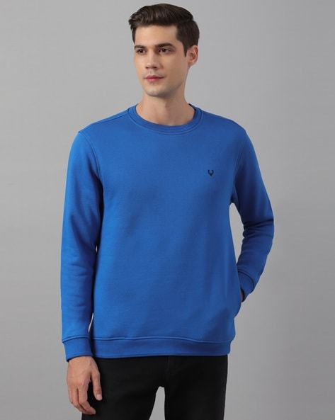 Buy Blue Sweatshirt Hoodies for Men by ALLEN SOLLY Online Ajio