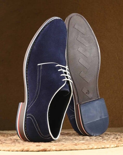 Buy Blue Casual Shoes for Men by DESIDERIO Online - Main Image