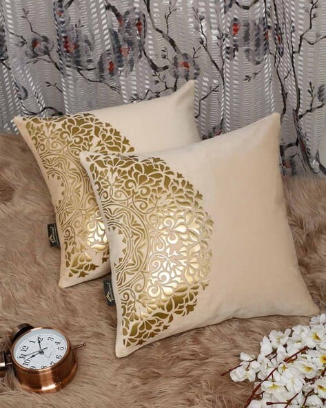 Buy Beige Cushions Pillows for Home Kitchen by Hosta Homes