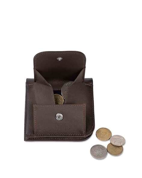 Leather Coin Holder Purse Pop-up