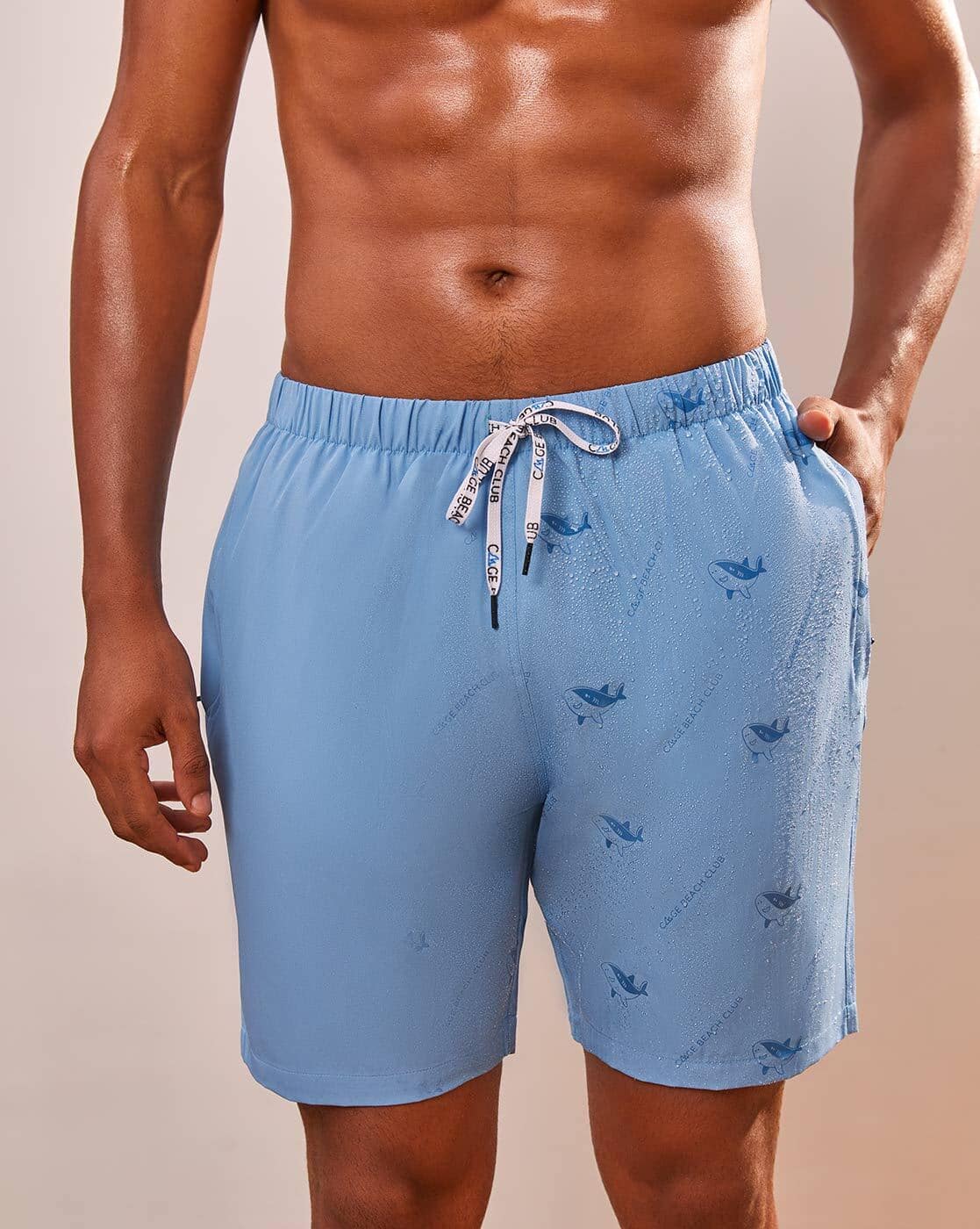 Buy Blue Swimwear for Men by CMGE Online
