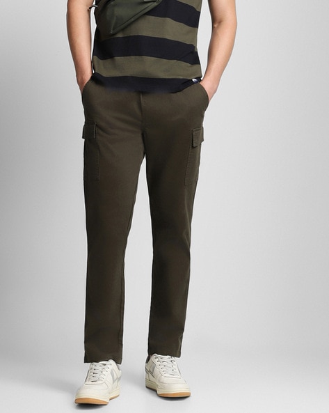 Flat Front Slim Fit Cargo Pants