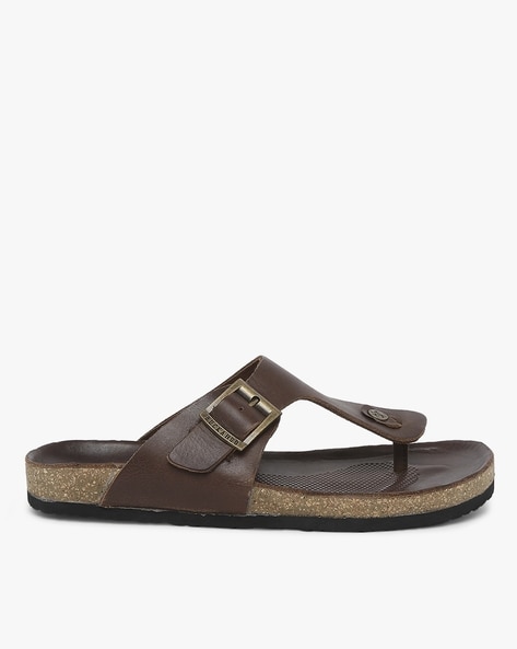 Buckaroo Men Slip-On T-Strap Sandals