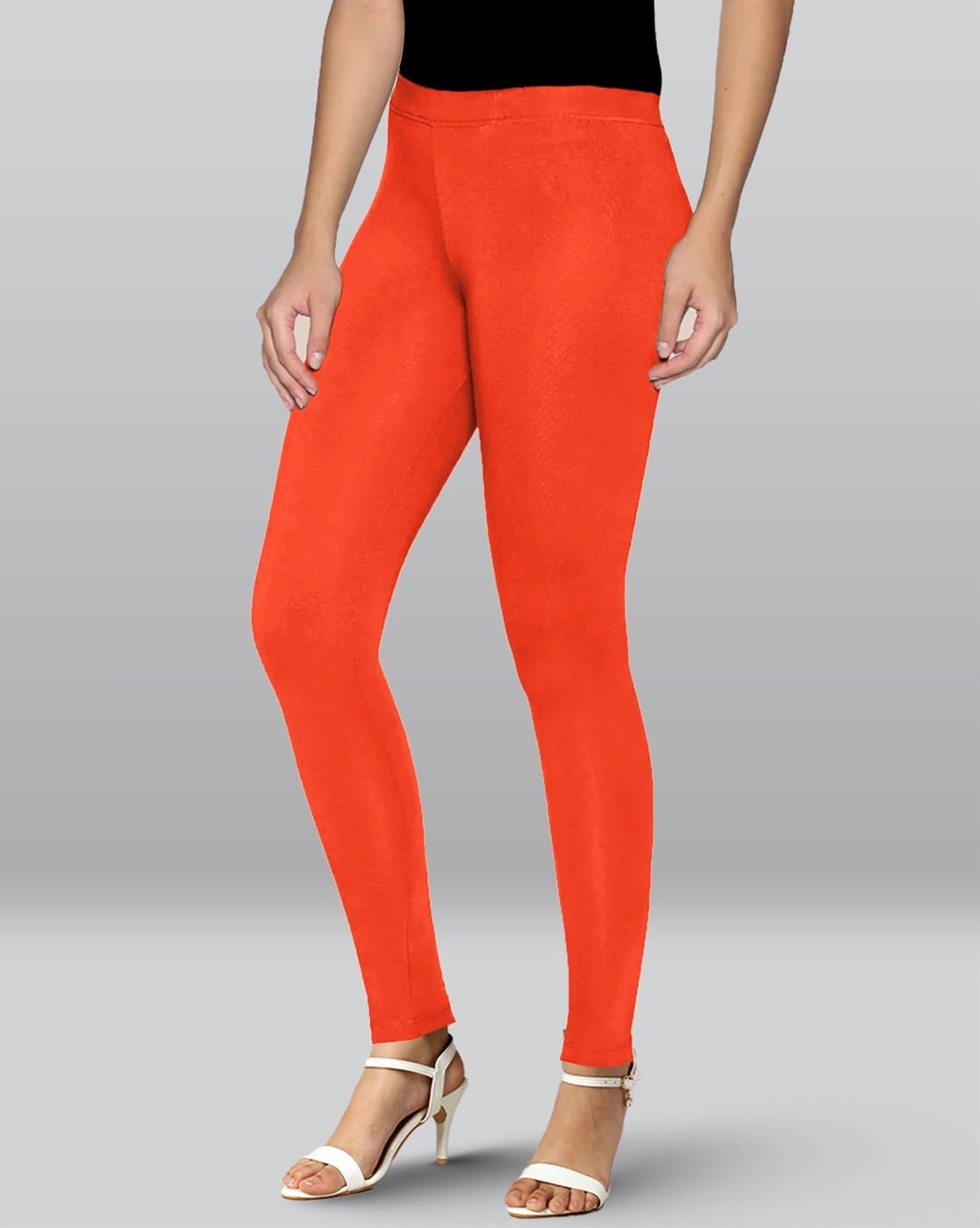 Buy Orange Leggings for Women by LYRA Online