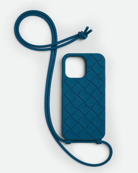 Buy BOTTEGA VENETA iPhone 14 Pro Max Case On Strap | Grey Color 