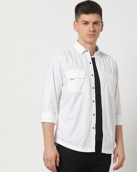 Men Slim Fit Shirt