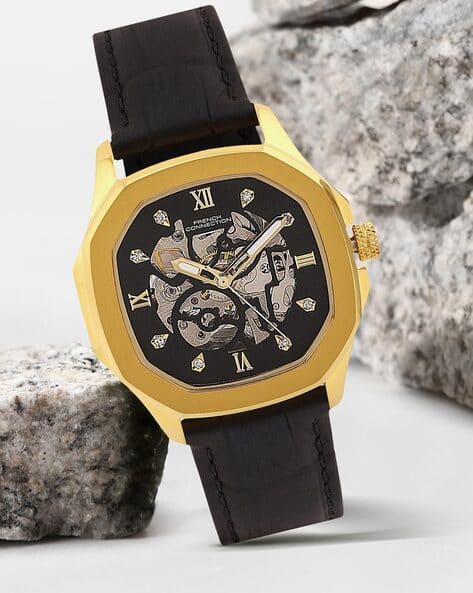 French Connection Women Black Dial Automatic Watch - FCA06-2