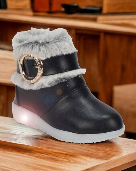 Buy Black Casual Shoes for Girls by Lil Lollipop Online