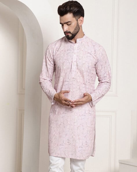 SOJANYA — Men Embroidered Regular Fit Kurta