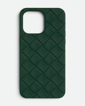 BOTTEGA VENETA iPhoneケース14pro iPhone 14 Pro phone case with strap in green - Bottega