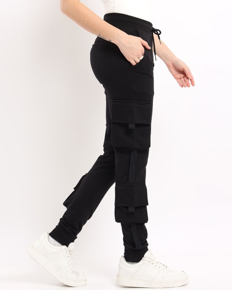 Buy Black Track Pants for Women by Nobero Online