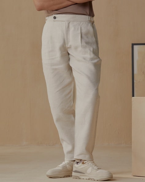 Men's Pleated Trousers | Shop Online at Moss