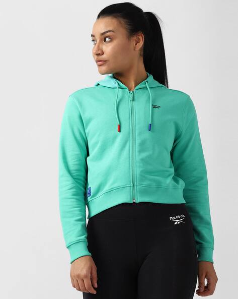 Reebok Women Zip-Front Regular Fit Hoodie