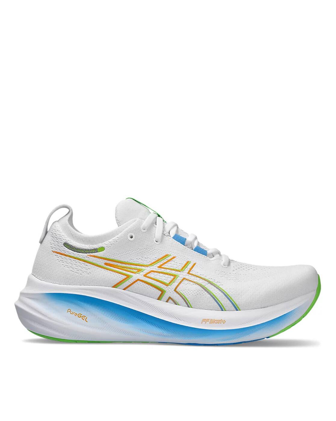 Buy ASICS Men GEL-NIMBUS 26 Lace-Up Synthetic Fibre Running Shoes