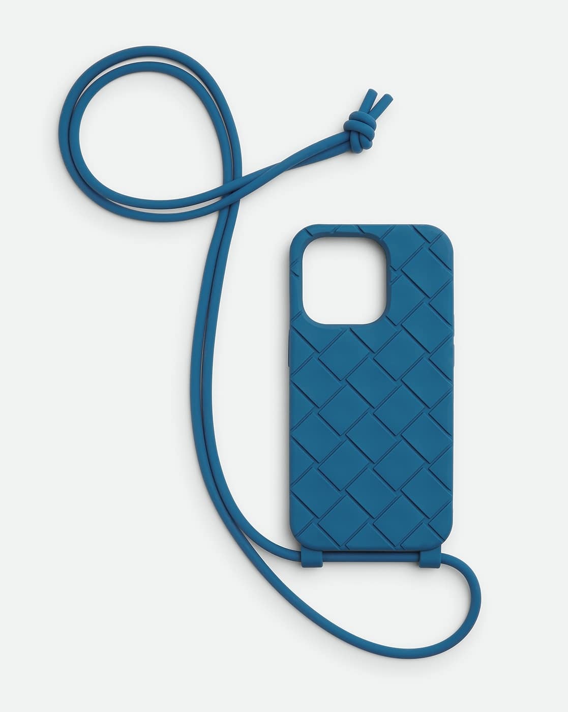 Buy BOTTEGA VENETA iPhone 14 Pro Case On Strap | Blue Color Men